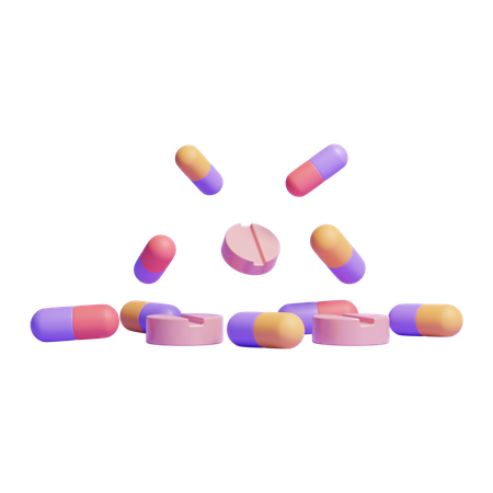 Pilules  3D Icon