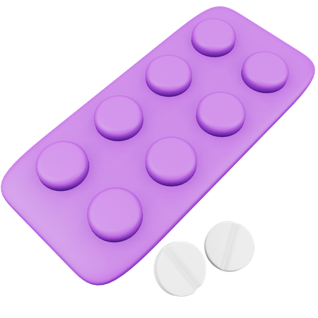 Blister de pilules  3D Icon