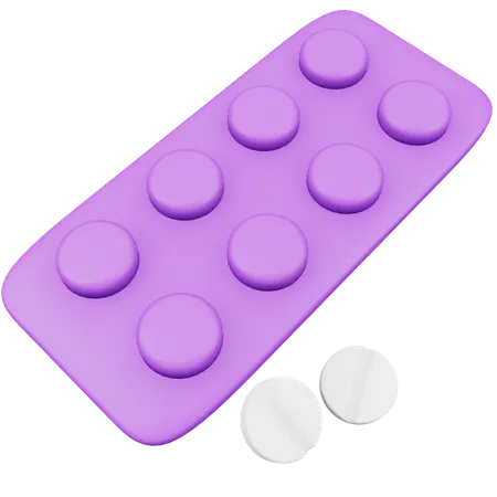 Blister de pilules  3D Icon