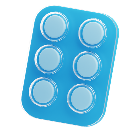 Pilules contraceptives  3D Icon
