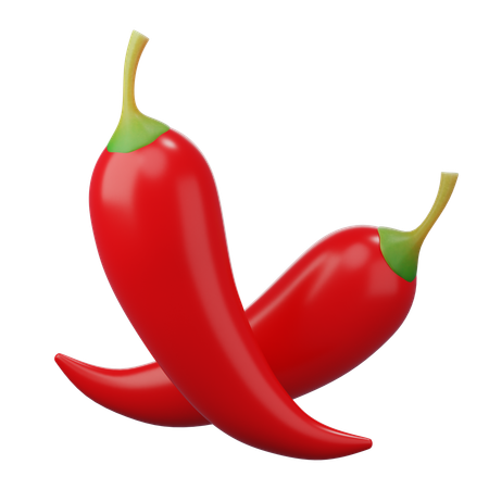 Le Chili  3D Icon