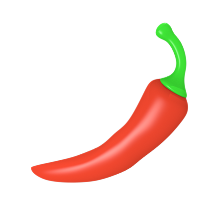 Le Chili  3D Illustration