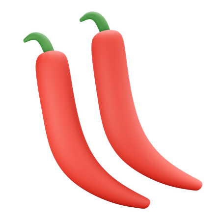 Piment  3D Illustration