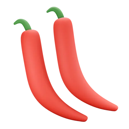 Piment  3D Illustration