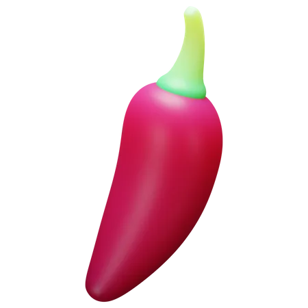 Le Chili  3D Illustration