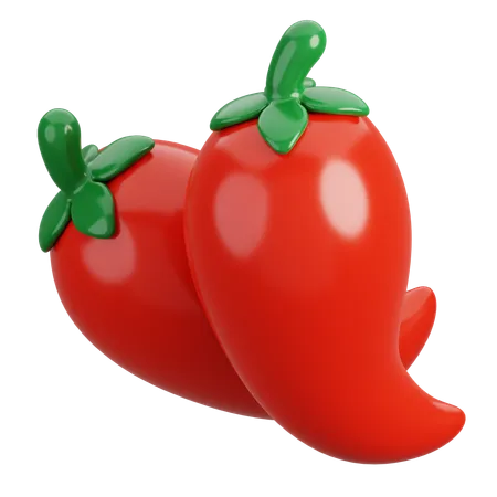 Piment rouge  3D Icon