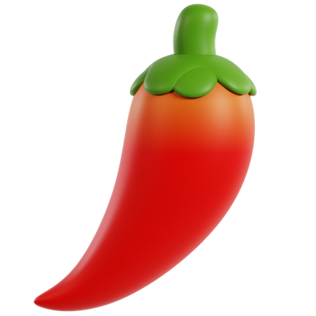 Piment rouge  3D Icon