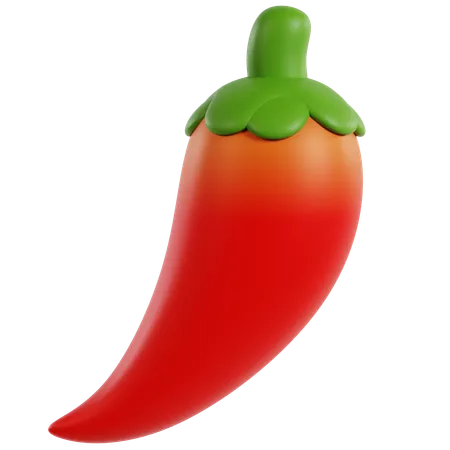 Piment rouge  3D Icon