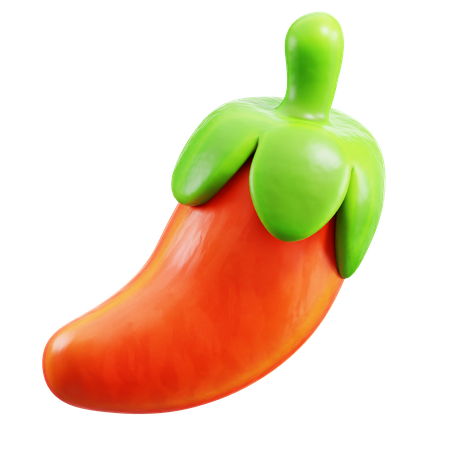 Piment rouge  3D Icon