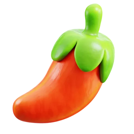 Piment rouge  3D Icon