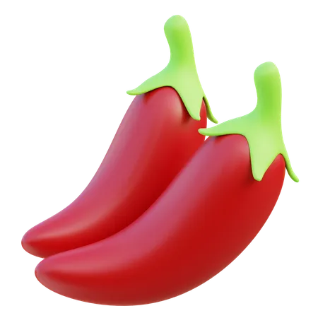 Pimenta  3D Icon