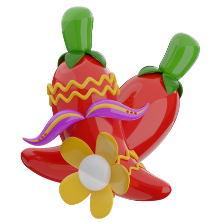 Pimenta  3D Icon