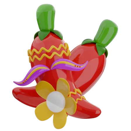 Pimenta  3D Icon