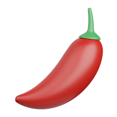 Pimenta quente  3D Icon
