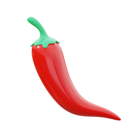 Pimenta quente  3D Icon