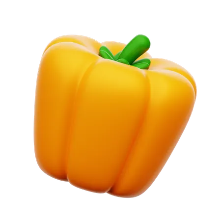 Pimentão  3D Icon