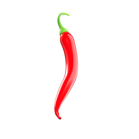 Pimenta vermelha  3D Icon