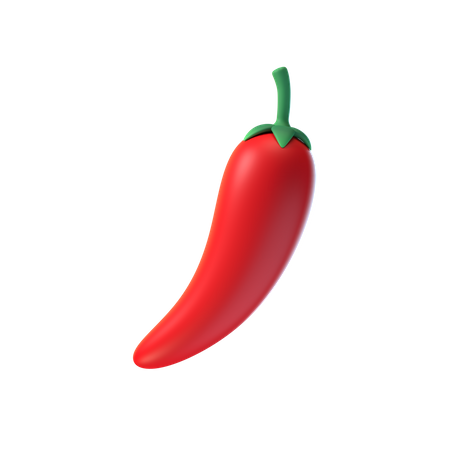 Pimenta vermelha  3D Illustration