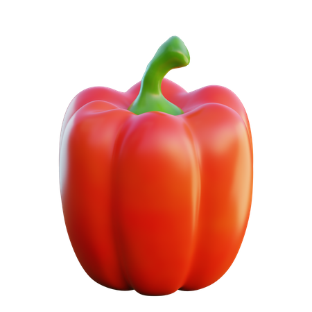 Pimiento morrón  3D Icon