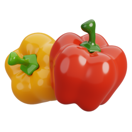 Pimiento morrón  3D Icon