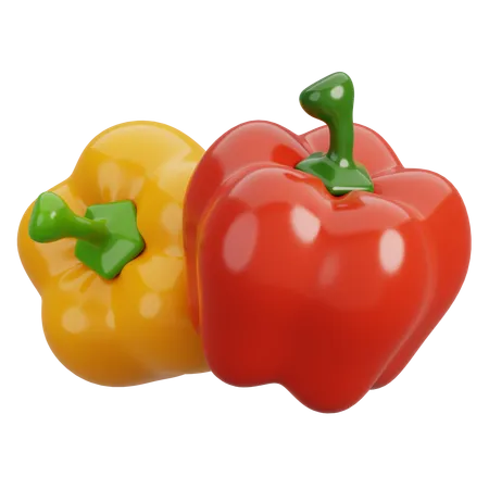 Pimiento morrón  3D Icon