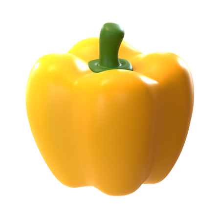 Pimiento amarillo  3D Icon