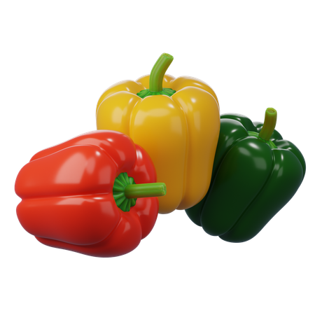 Pimiento morrón  3D Icon