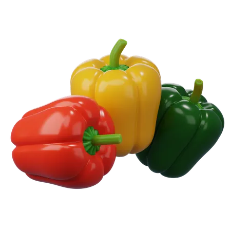 Pimiento morrón  3D Icon