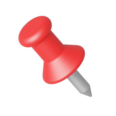 Pin  3D Icon