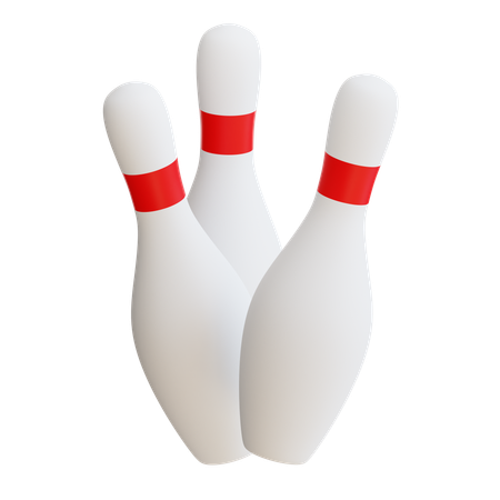 Pin Bowling  3D Icon