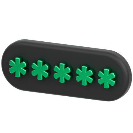 Pin Code  3D Icon