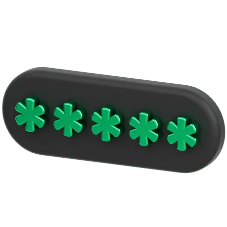 Pin Code  3D Icon