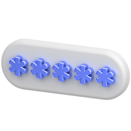 Pin Code  3D Icon