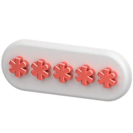 Pin Code  3D Icon