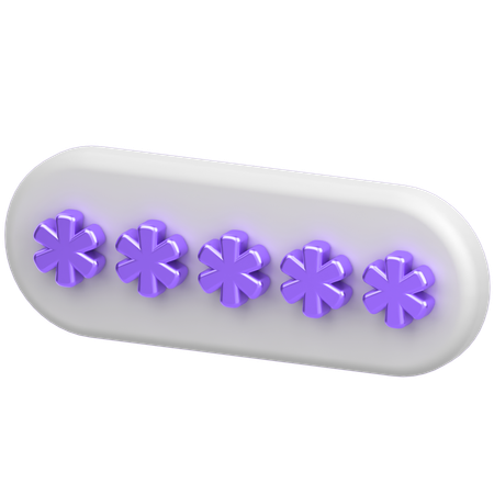 Pin Code  3D Icon
