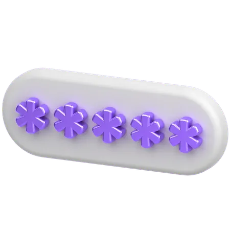 Pin Code  3D Icon