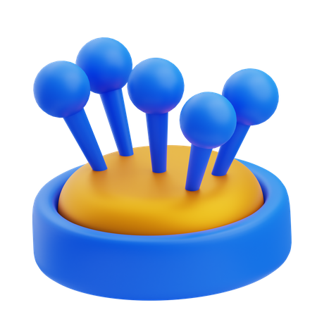 Pin Cushion  3D Icon