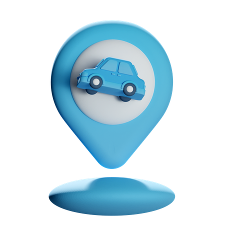Pino de localização do carro  3D Icon