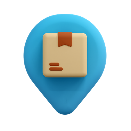 PIN de localização do pacote  3D Icon