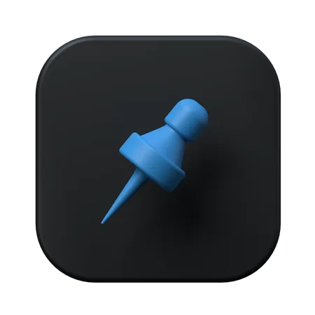 Alfiler de papel  3D Icon