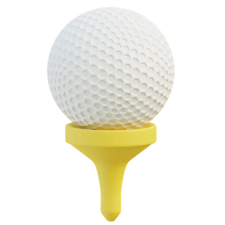 Alfiler de pelota de golf  3D Icon