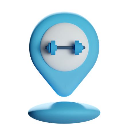 Pasador de ubicación de mancuernas  3D Icon