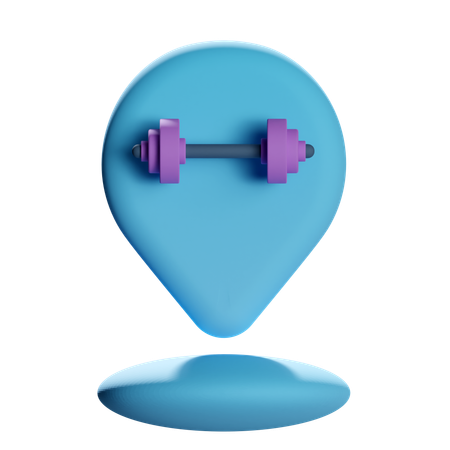 Pasador de ubicación de mancuernas  3D Icon