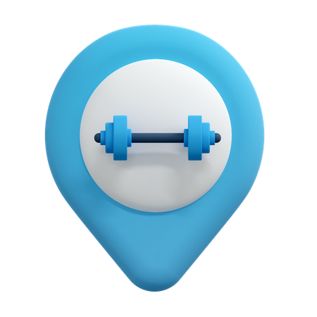 Pasador de ubicación de mancuernas  3D Icon