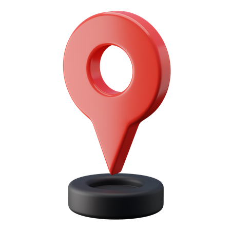 Pin Destination  3D Icon