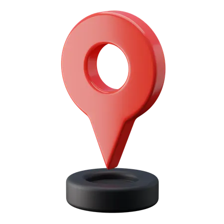 Pin Destination  3D Icon