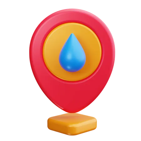 Pin Drop  3D Icon