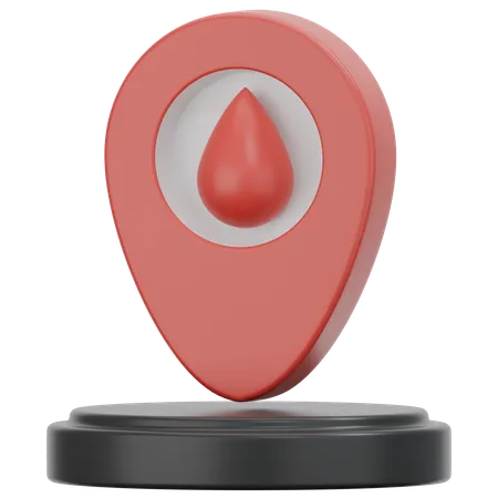 Pin Location  3D Icon