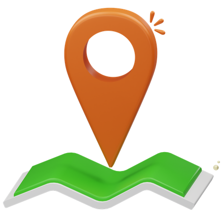 Pin Location  3D Icon