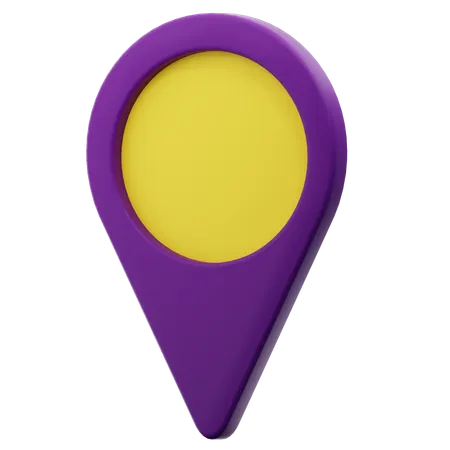 Pin Location  3D Icon